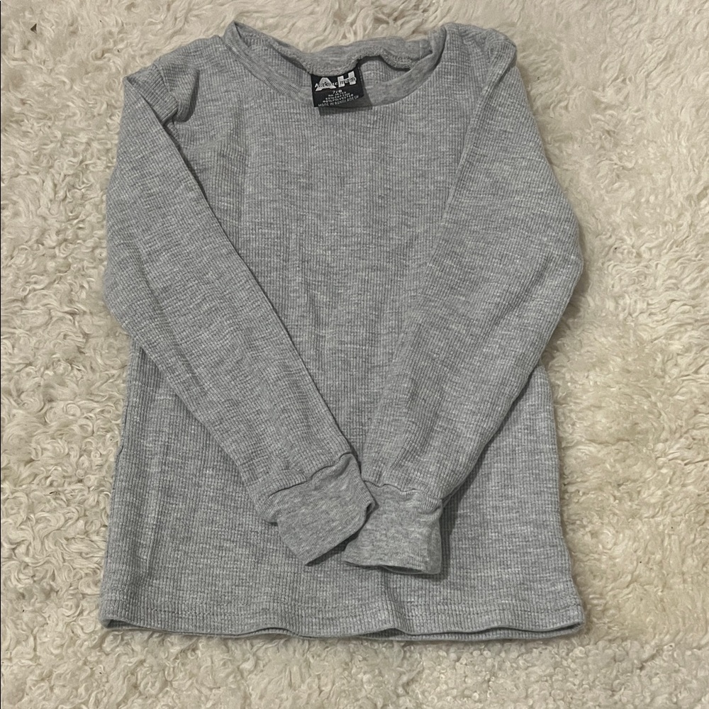 Arctic Hero Kids Gray Long Sleeve Thermal Top